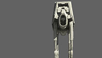 Star Wars AT-AT Imperial Walker, Game Ready 3D Model.