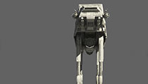 Star Wars AT-AT Imperial Walker, Game Ready 3D Model.