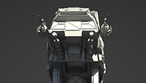 Star Wars AT-AT Imperial Walker, Game Ready 3D Model.