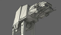 Star Wars AT-AT Imperial Walker, Game Ready 3D Model.