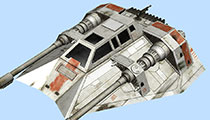 Game Ready Star Wars Snowspeeder 3D Model