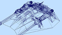 Game Ready Star Wars Snowspeeder 3D Model