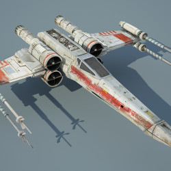 Game Ready X-wing – 3D Services for Games, Virtual and Augmented ...