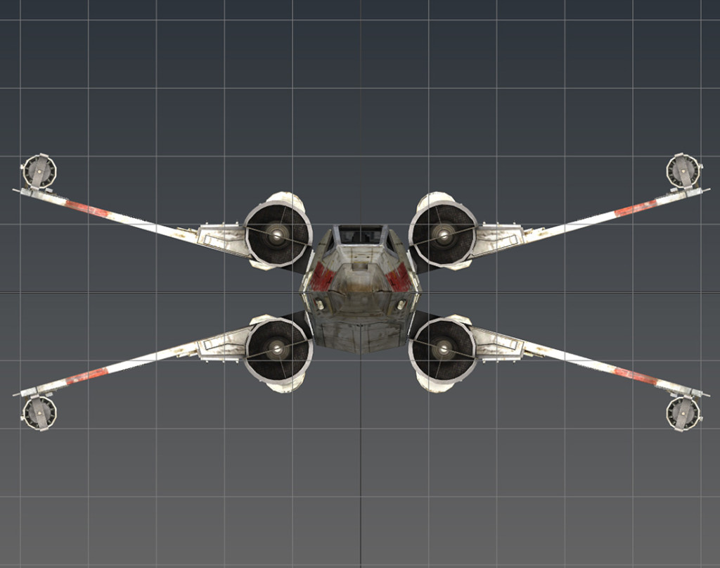 Game Ready Star Wars X-wing Starfighter 3D model – 3D Services for ...