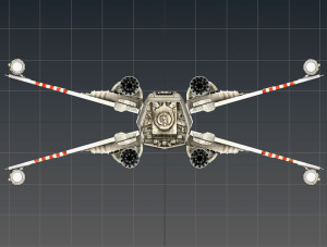 Game Ready Star Wars X-wing Starfighter 3D model – 3D Services for ...
