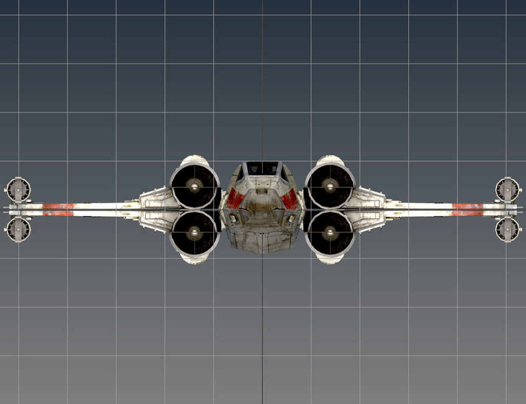 Game Ready Star Wars X-wing Starfighter 3D model – 3D Services for ...