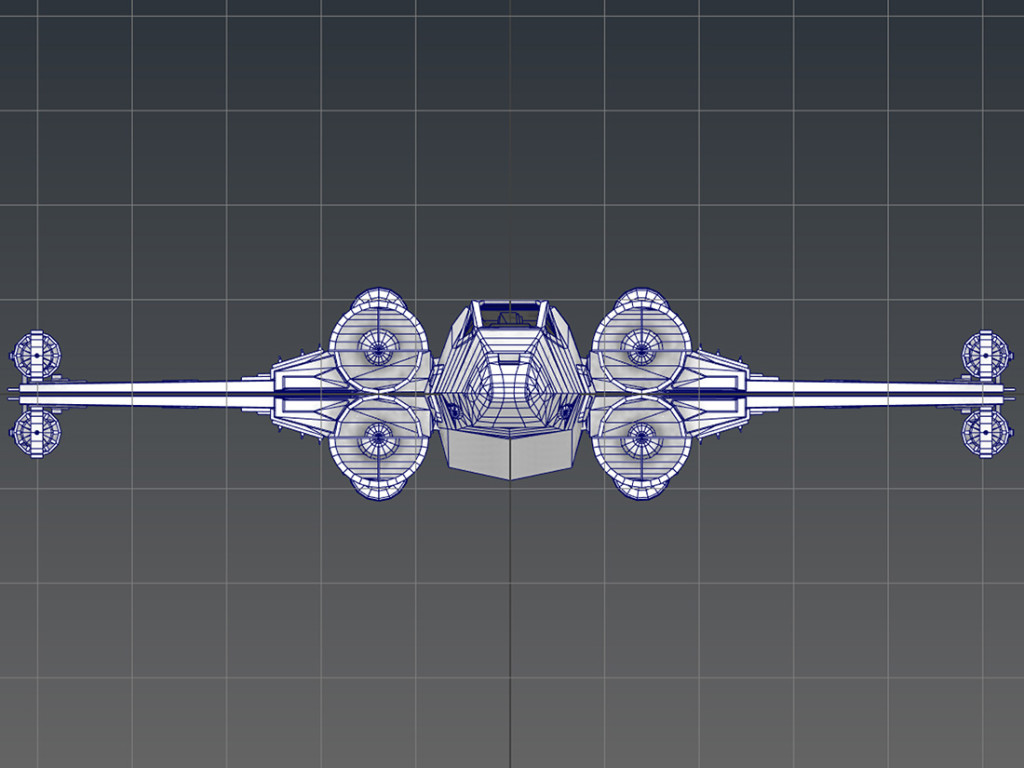 Game Ready Star Wars X-wing Starfighter 3D model – 3D Services for ...
