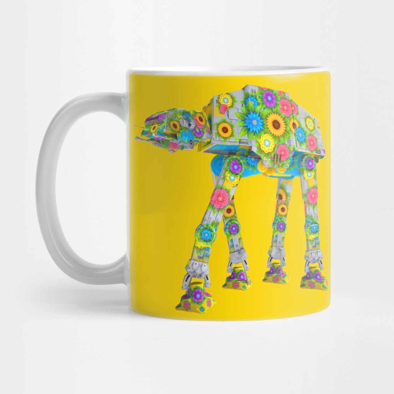 Flowery AT-AT Mug